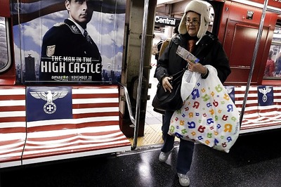 Amazon's ads in NYC subway for Nazi-inspired TV show spark controversy
