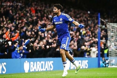 Terry, Costa score as Chelsea beat West Ham 2-0, stay top in EPL