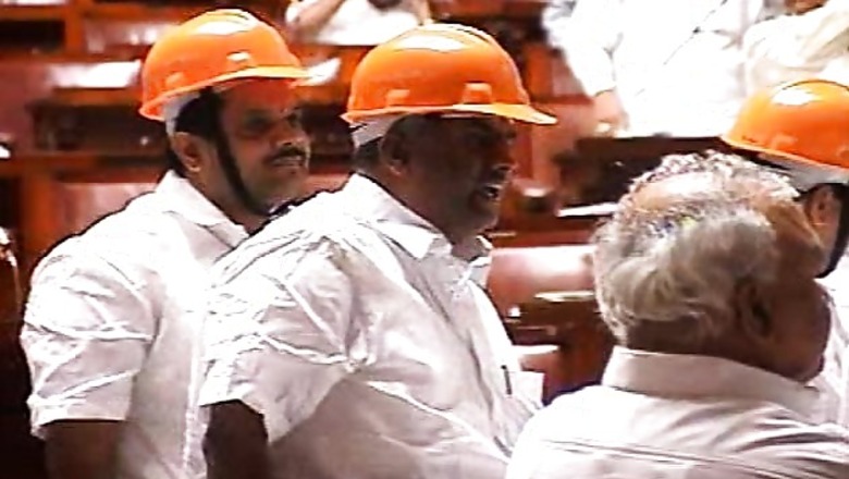 K'taka Opposition MLAs spend night in Assembly