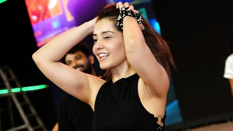Actress Raashii Khanna's Black Crop Top Is Perfect Party Wear