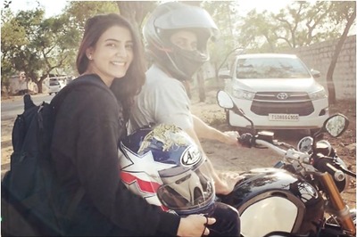 Samantha Akkineni Enjoys Bike Ride with Naga Chaitanya, See Pic