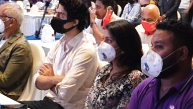 IPL Auction 2021: Shah Rukh Khan's Son Aryan at KKR Table