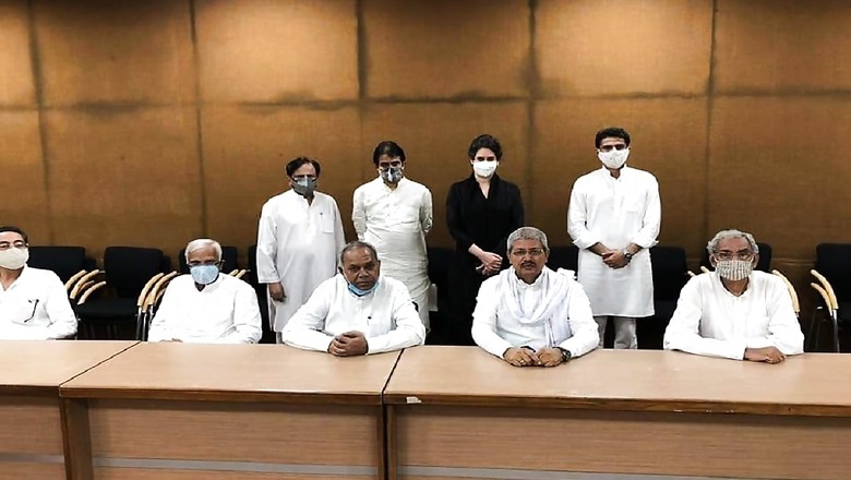 Cong Forms Panel with Priyanka Gandhi, KC Venugopal & Ahmed Patel to Address Pilot's Complaints