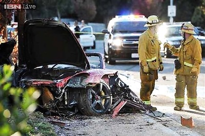 Man tries to auction bark collected from Paul Walker's crash site