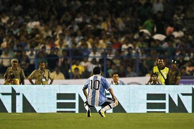 Messi spells magic, like Pele and Maradona