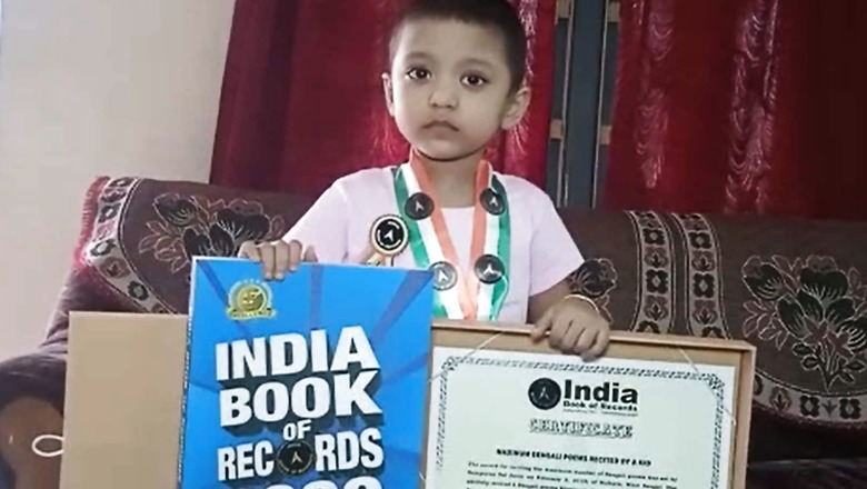 West Bengal: This 4-yr-old Creates Record by Reciting 223 Lines of Tagore Poems in 9 Minutes