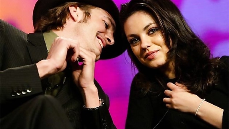 Mila Kunis cried when Ashton Kutcher proposed her