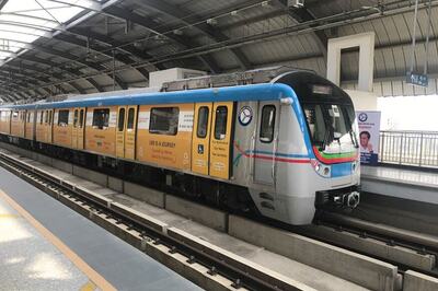 Hyderabad Metro Rail Opens to Public; Passengers Elated