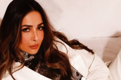 Malaika Arora is the Ultimate Boss Lady in Shimmery Top, White Blazer, See Pics