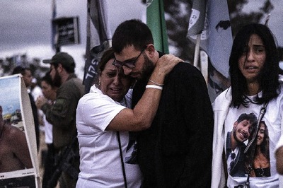 Israel Tackles Missiles From Lebanon, Gaza, Yemen As Families Of Hamas Hostages Mark A Painful October 7