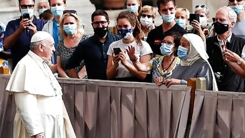 Pope All Smiles At First Public Audience In Six Months, Appeals For Lebanon