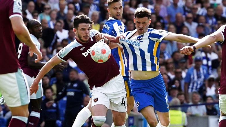 Premier League: West Ham Lose at Brighton, Into Europa Conference League
