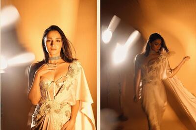 Alia Bhatt Stuns in Anamika Khanna Couture Saree Elegance