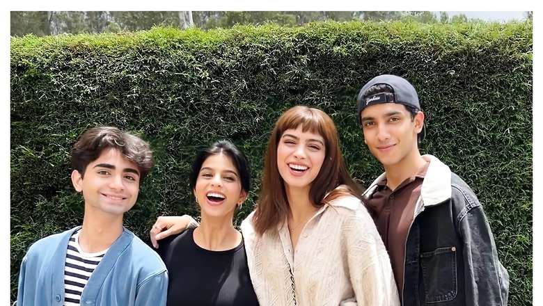 Suhana Khan Is All Smiles As She Poses With Her The Archies Co-Stars; Pics