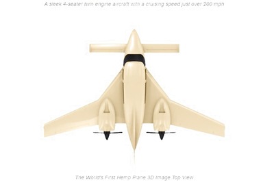 World's First Plane Made and Powered by Hemp is 10 Times Stronger than Steel