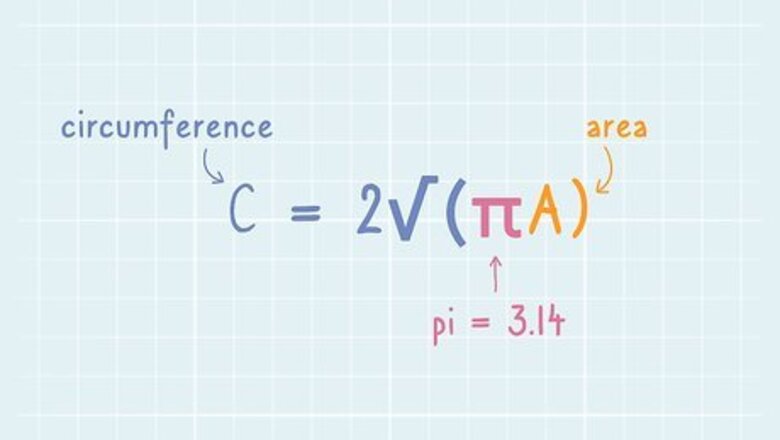 How to Find the Circumference of a Circle Using Its Area