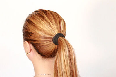 How to Do an Inside Out Ponytail