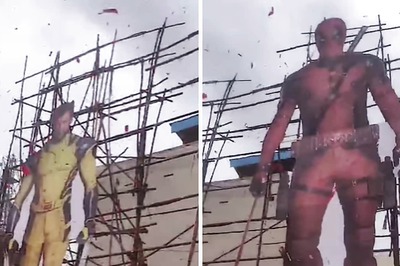 Marvel Fans In Hyderabad Celebrate Deadpool & Wolverine With Giant Cutouts And Dance