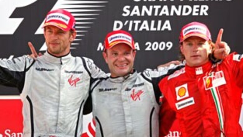 Barrichello wins Italian GP, Force India's Sutil fourth