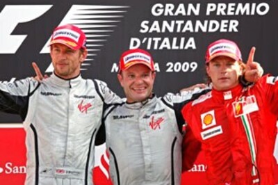 Barrichello wins Italian GP, Force India's Sutil fourth