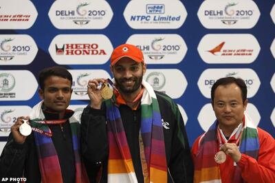 Shooting: India win gold, silver and bronze