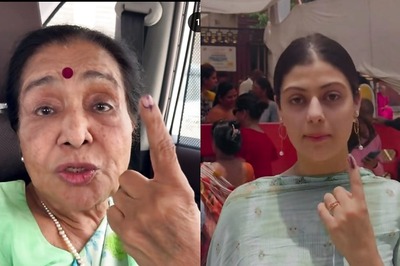 Asha Bhosle, 90, Granddaughter Zanai Vote; Talk About Importance Of Voting | Watch