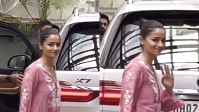 Alia Bhatt Stuns With Her Simplicity As She Steps Out In A Pink Kurta; Fans Call Her 'Elegant'