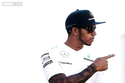 Mercedes' Lewis Hamilton tops second practice at British Grand Prix