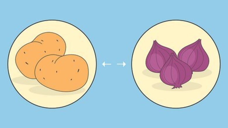 How to Store Potatoes and Onions