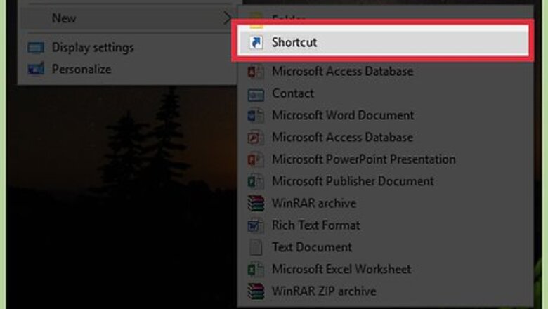 How to Make a Shutdown Button on a Windows Computer