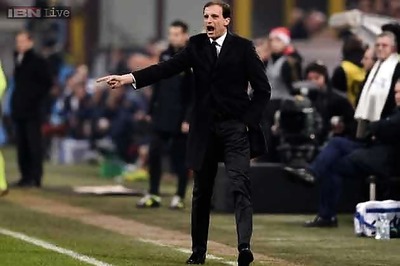 AC Milan fire coach Massimiliano Allegri