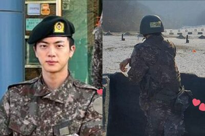 BTS: Jin Joins Grenade Drill, Sports 'Commander of Trainees' Tag in New Pics from Military Training