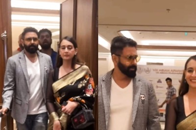 Parvin Dabas Makes FIRST Public Appearance With Wife Preeti Jhangiani After Car Accident | Watch