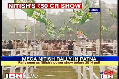 Opposition describes Nitish rally as 'flop show'