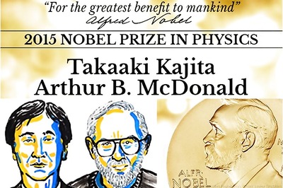 Japan's Takaaki Kajita and Canada's Arthur B McDonald win Nobel Physics Prize 2015