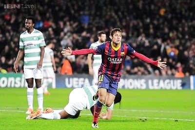 Neymar scores hat-trick as Barcelona crush Celtic 6-1 in Champions League