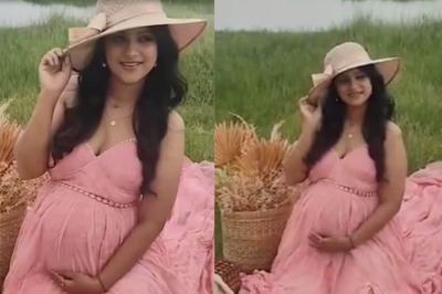 Kavitha Gowda Looks Pretty In Pink For Her Dreamy Maternity Photoshoot