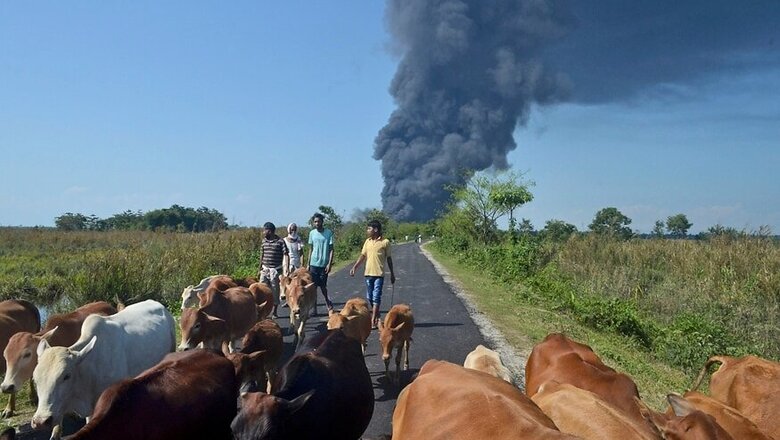 Oil Well Fire Continues in Assam's Baghjan, Army Joins Efforts to Douse Blaze