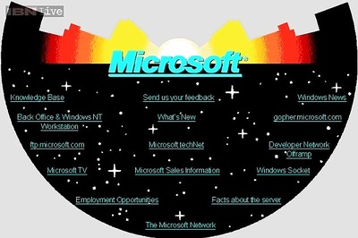 Microsoft recreates its first website from 1994