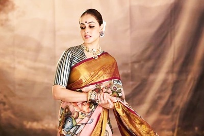 Genelia Deshmukh Shows How A Traditional Kanjeevaram Saree Can Never Go Out Of Style