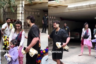 Kunal Kemmu And Soha Ali Khan Step Out With Daughter Inaaya To Play Holi With Friends, Watch