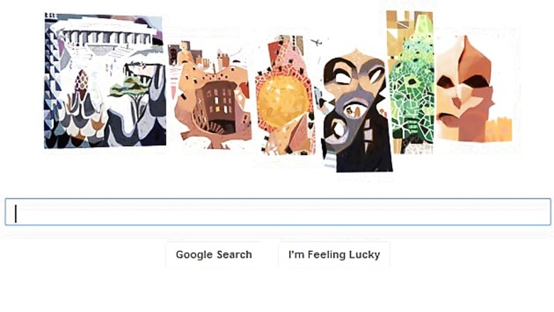 Google doodles Antoni Gaudi's 161st birthday