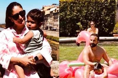 Kareena Kapoor Khan Soaks in The Sun with Son Jeh, Saif Ali Khan-Taimur Chill In The Pool; See Pics