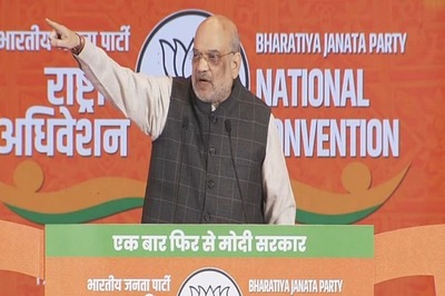 'Under Rahul, There Is Dynastic Alliance': Amit Shah Jabs Congress on Day 2 of BJP National Convention