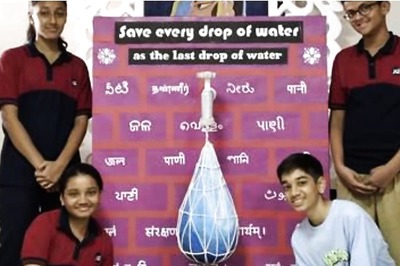 Bengaluru Students Make a Splash with Water Conservation Sculpture