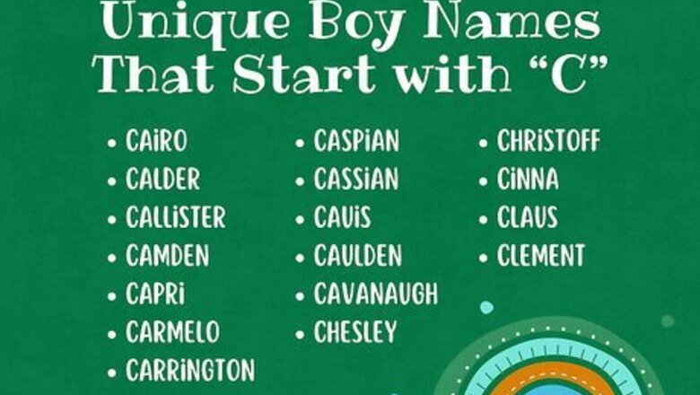 170 Unique & Modern Boy Names That Start with “C”