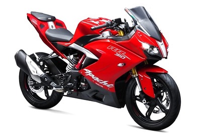 TVS Apache RR 310 Launched in India at Rs 2.05 Lakh