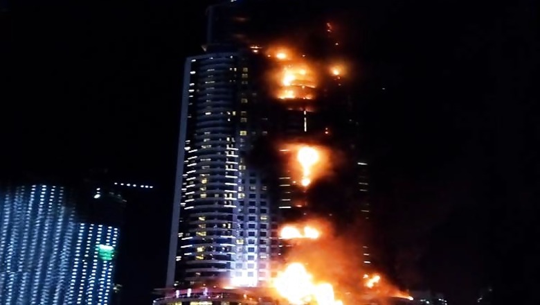 Huge fire erupts at Dubai hotel ahead of New Year celebrations