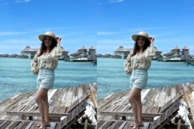 Madhuri Dixit is Vacationing in Maldives with Her Family, See Pics