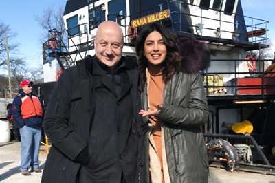 Anupam Kher Visits Priyanka Chopra At Quantico Set In New York; See Pictures